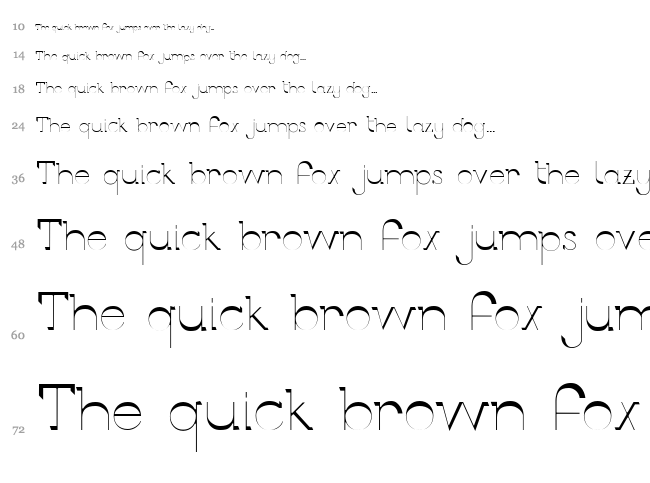 Berlin Allee font waterfall